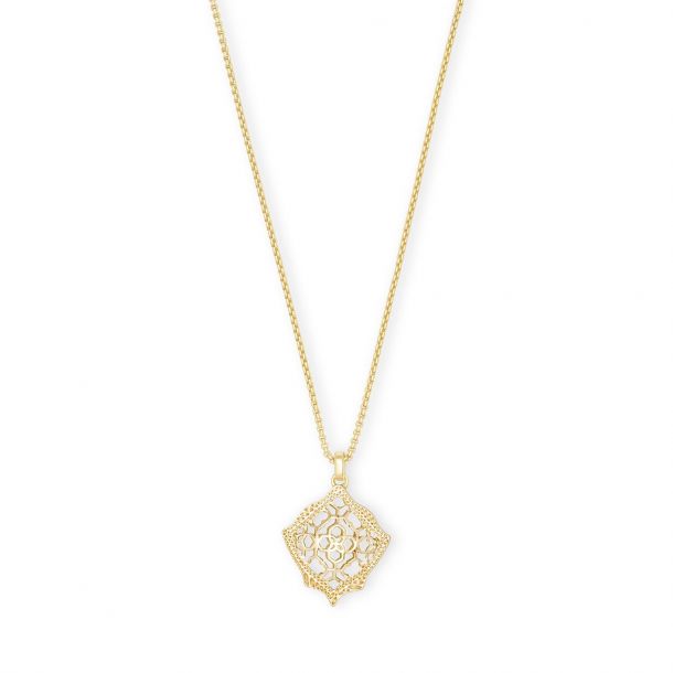 Kendra scott gold clearance filigree necklace
