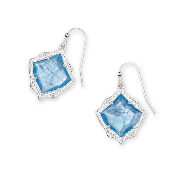Kendra Scott Kyrie Earrings in Sky Blue Illusion