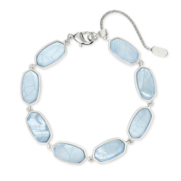 Kendra Scott Millie Bracelet in Sky Blue Illusion
