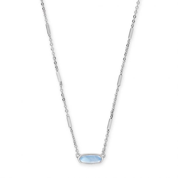 Kendra Scott Miya Necklace in Sky Blue Illusion