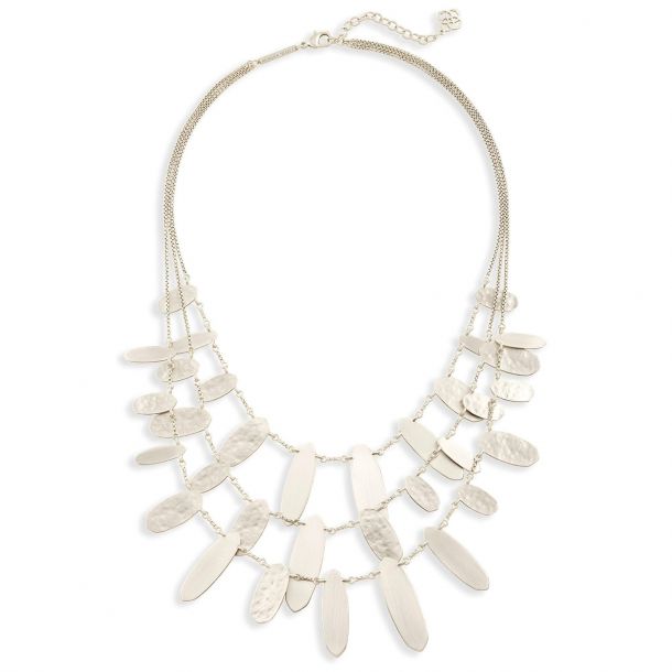 Kendra Scott Nettie Necklace in Rhodium Plated