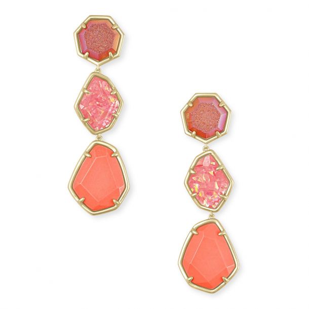 Kendra scott outlet coral earrings