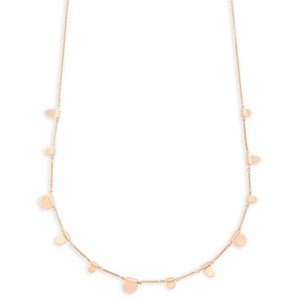 Kendra Scott Olive Necklace in Rose Gold Plated REEDS Jewelers