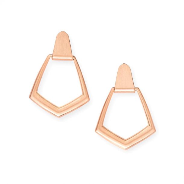 Kendra Scott Paxton Earrings in Rose Gold Plated