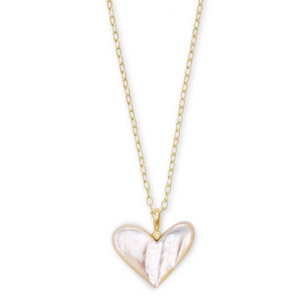 Poppy heart sales necklace