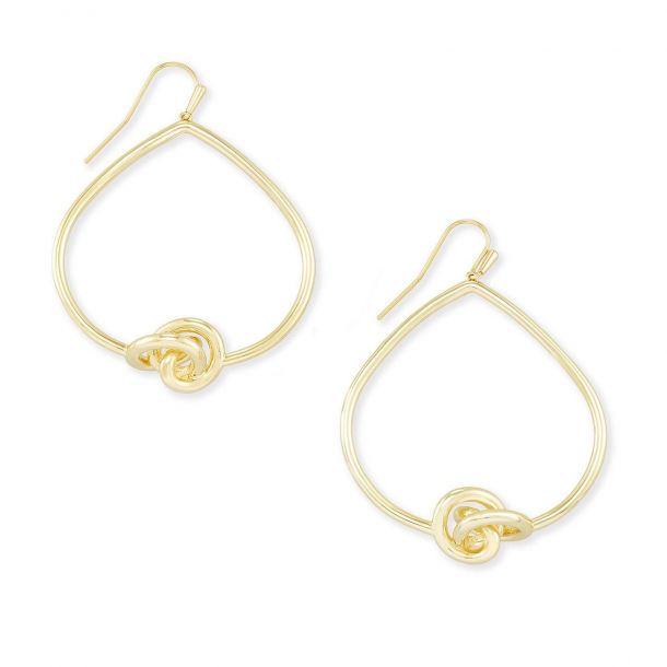 Presleigh Love Knot Stud Earrings in Gold