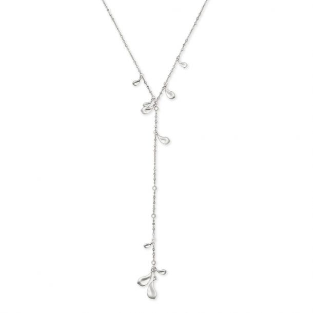 Kendra Scott Quincy Y Necklace in Rhodium Plated