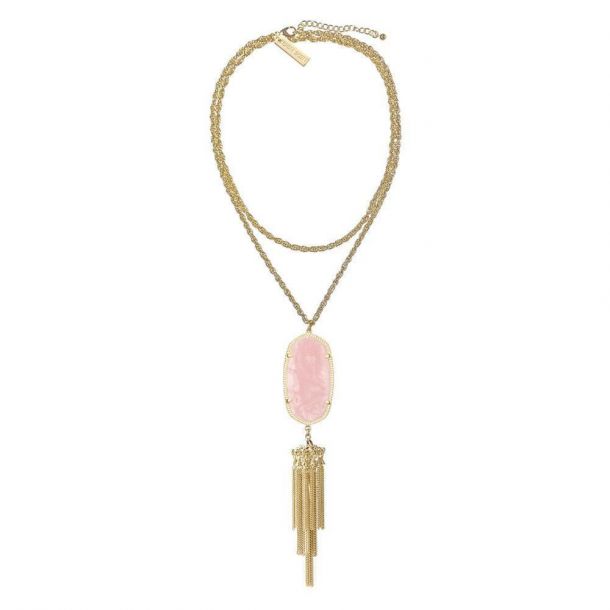 Kendra scott shop necklace rose quartz
