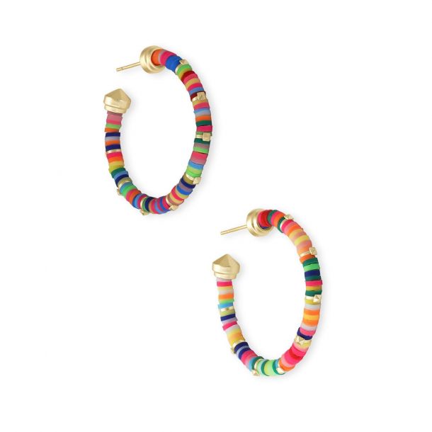 Kendra scott multicolor hoop hot sale earrings