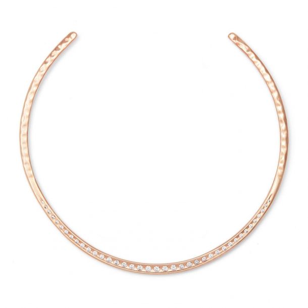 Kendra Scott Selena Collar Necklace Rose Gold Plated REEDS Jewelers