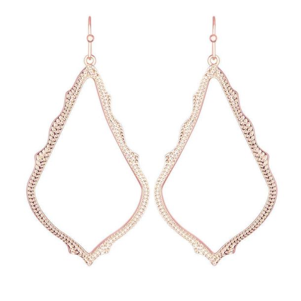 Kendra Scott Sophee Drop Earrings in Rose Gold Plated REEDS Jewelers