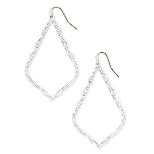 Kendra Scott Sophee Earrings in Matte White