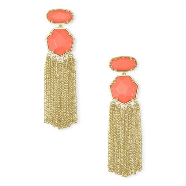 Kendra scott discount coral earrings