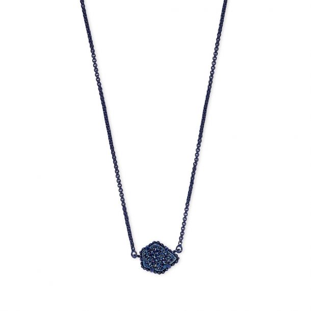 Kendra scott clearance blue drusy necklace