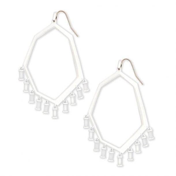 Kendra scott clearance white earrings