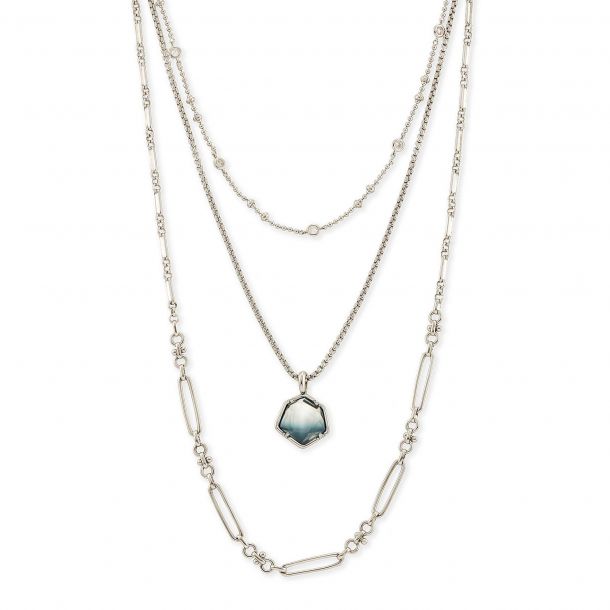 Gray kendra scott necklace top