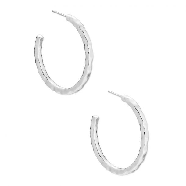 Kendra scott store silver hoops
