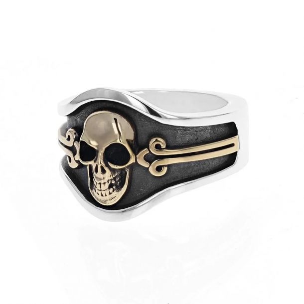 King Baby New Classics Skull Cigar Band Ring Size 11 REEDS