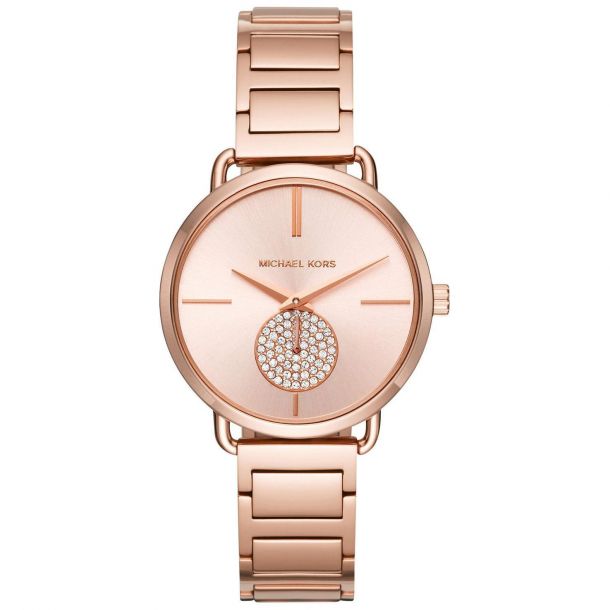 Michael kors portia watch rose gold outlet