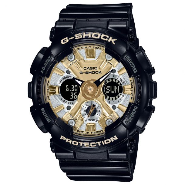 Ladies Casio G Shock Analog Digital GA 110 Series Black and