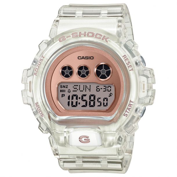 Casio g shock transparent rose gold online