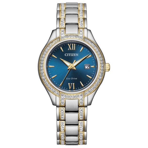 Crystal blue hotsell ladies watch