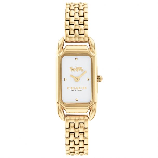 COACH コーチ CADIE レディース ウォッチ　ゴールド Ladies' COACH Cadie Gold-Tone Stainless Steel Watch | 17.5mmX28