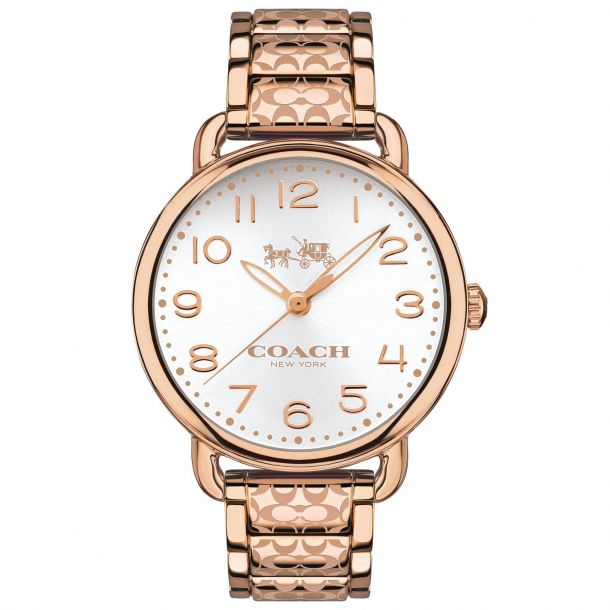 Coach delancey watch gold cheap