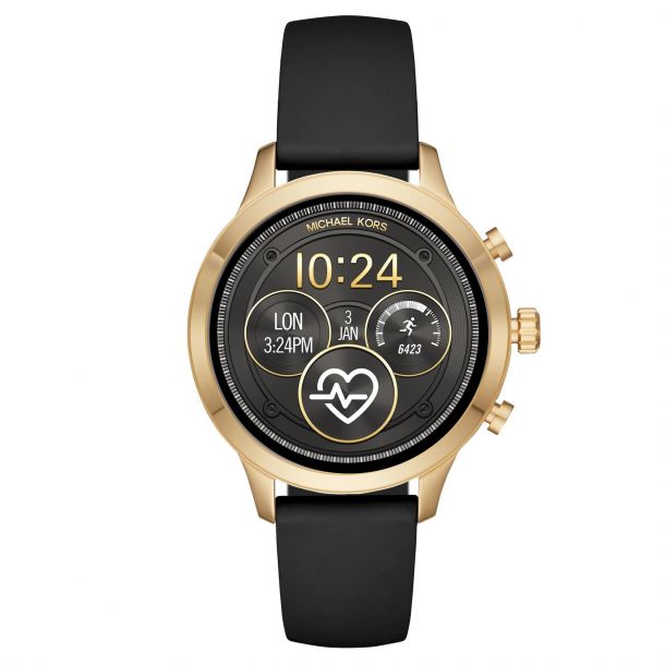 Ladies Michael Kors Access Runway Touchscreen Black Strap Smartwatch MKT5053