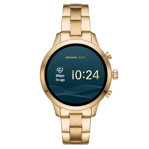 Ladies Michael Kors Access Runway Touchscreen Gold Tone Smartwatch MKT5045 REEDS Jewelers