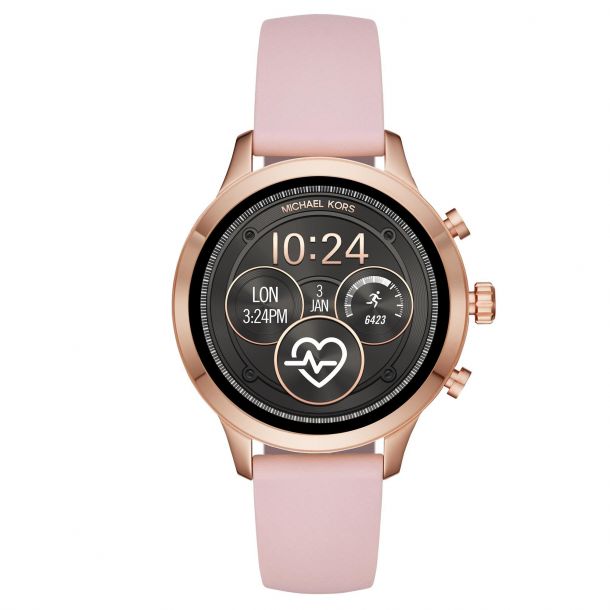 Ladies Michael Kors Access Runway Touchscreen Pink Strap Smartwatch MKT5048