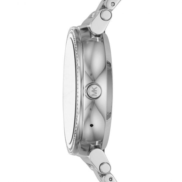 Ladies Michael Kors Access Sofie Silver Tone Pave Stainless Steel Smartwatch MKT5036 REEDS Jewelers