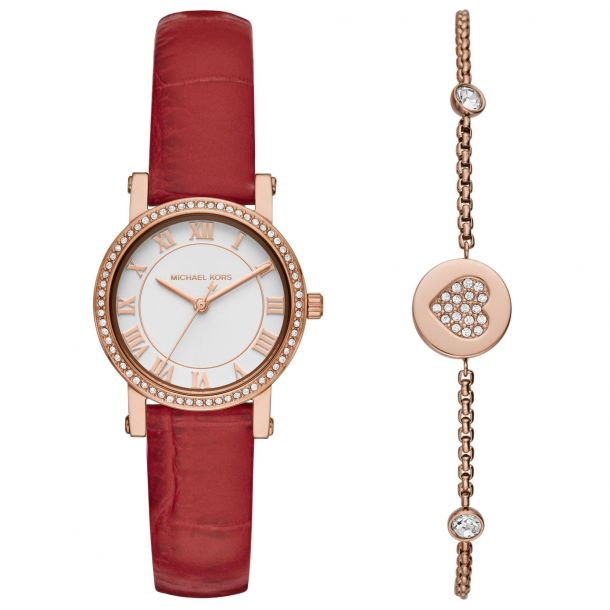 Michael kors norie rose gold online watch