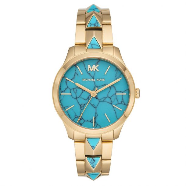 Mk turquoise watch sale