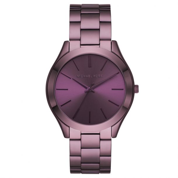 Michael kors watch purple strap 2025