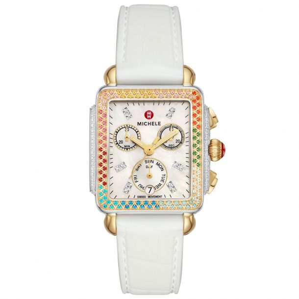 Michele watch silicone band cheap