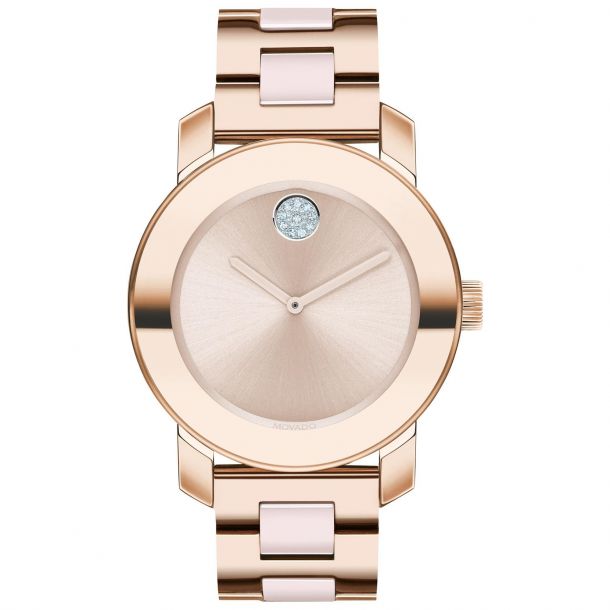 Movado bold blush ceramic deals