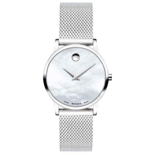 Movado pearl online face watch