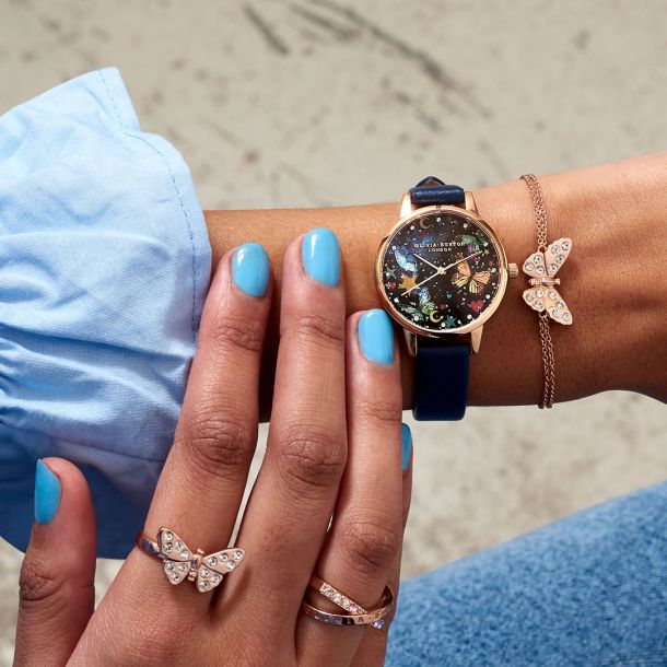 Olivia burton butterfly ring shop