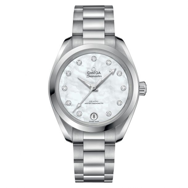 Omega seamaster aqua terra mother of pearl online