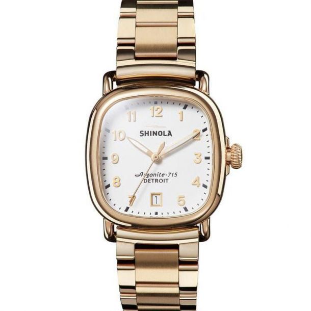 Ladies Shinola The Guardian Two Tone White Dial 36mm Watch S0120089895