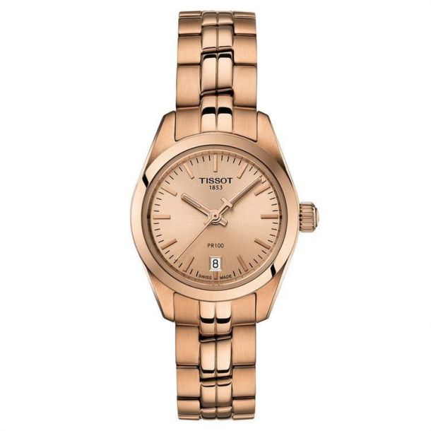 Tissot rose gold womens watch discount