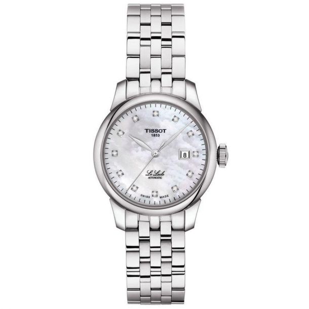 Ladies Tissot T Classic Le Locle Automatic Lady Diamond Watch T0062071111600