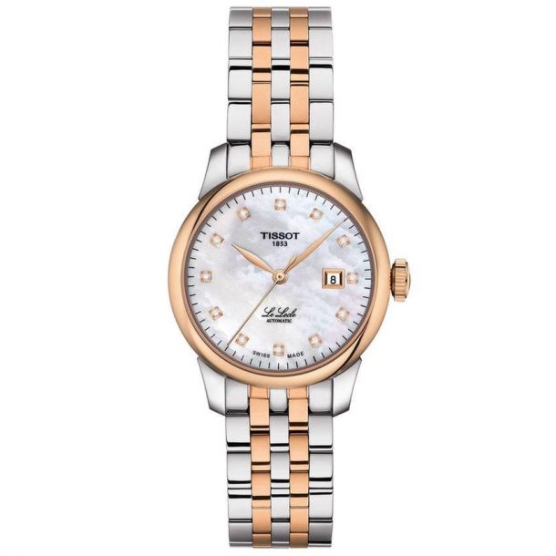 Tissot open heart rose gold on sale