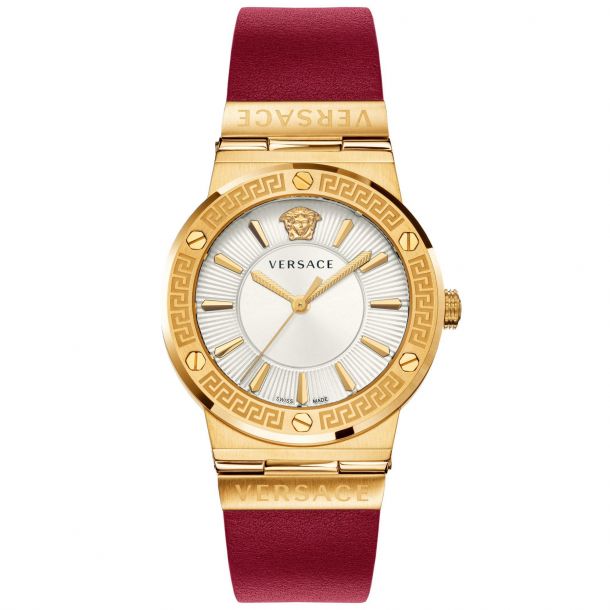 Versace leather strap ladies watch on sale