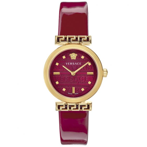 Red versace watch sale