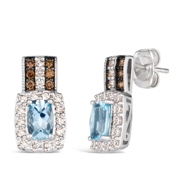 Levian aquamarine earrings on sale