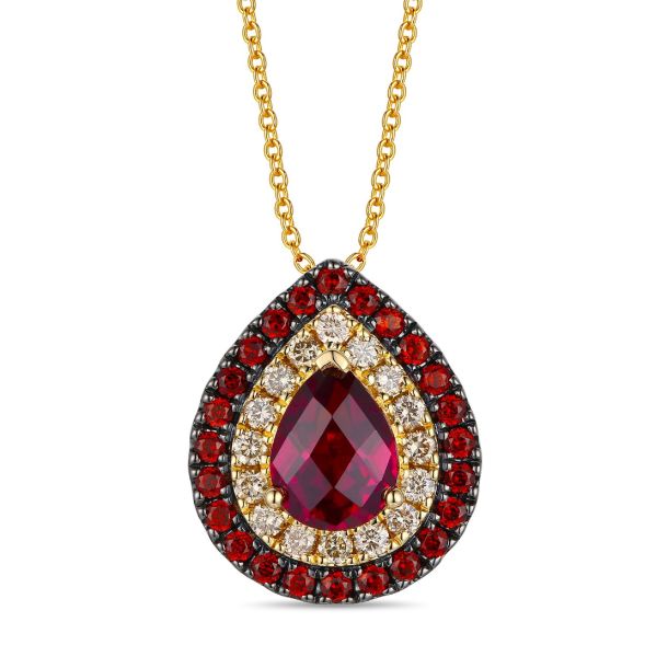 Le vian rhodolite garnet necklace store