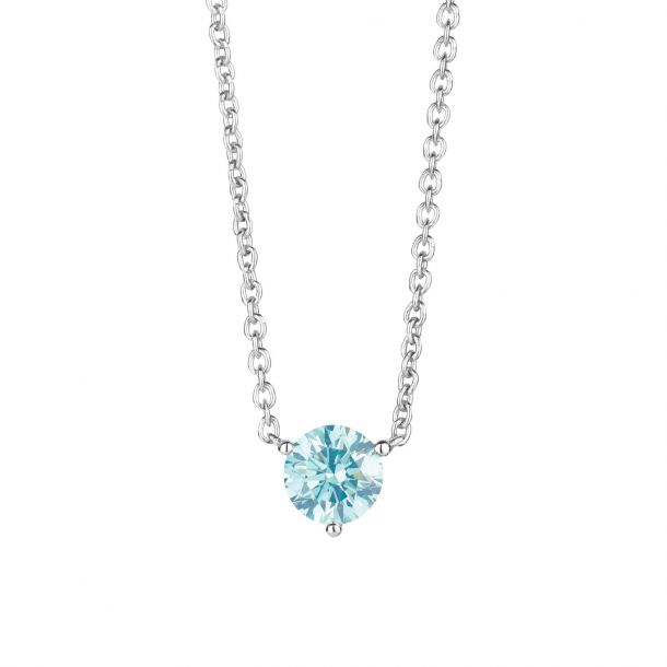 Lightbox 1-Carat Lab Grown Diamond Solitaire Necklace