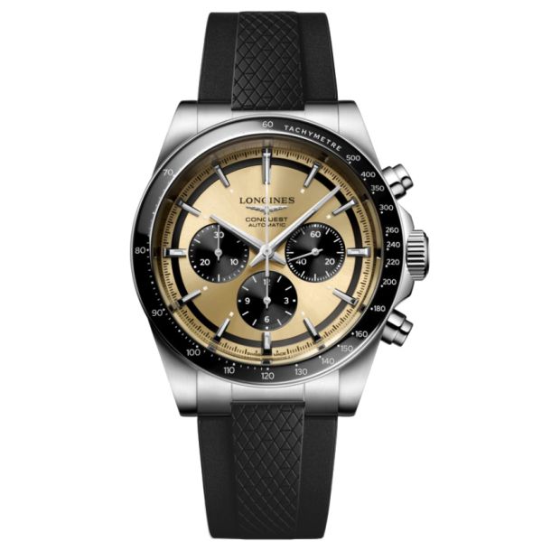 Longines conquest rubber strap hotsell